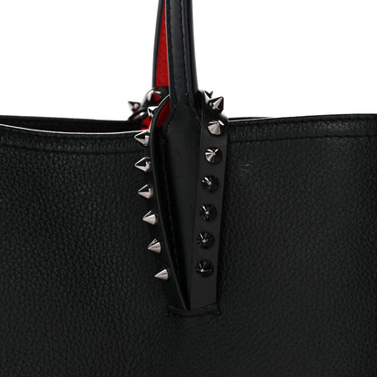 Christian Louboutin Calfskin Spikes East West Cabata Tote Black Black 14 of 14