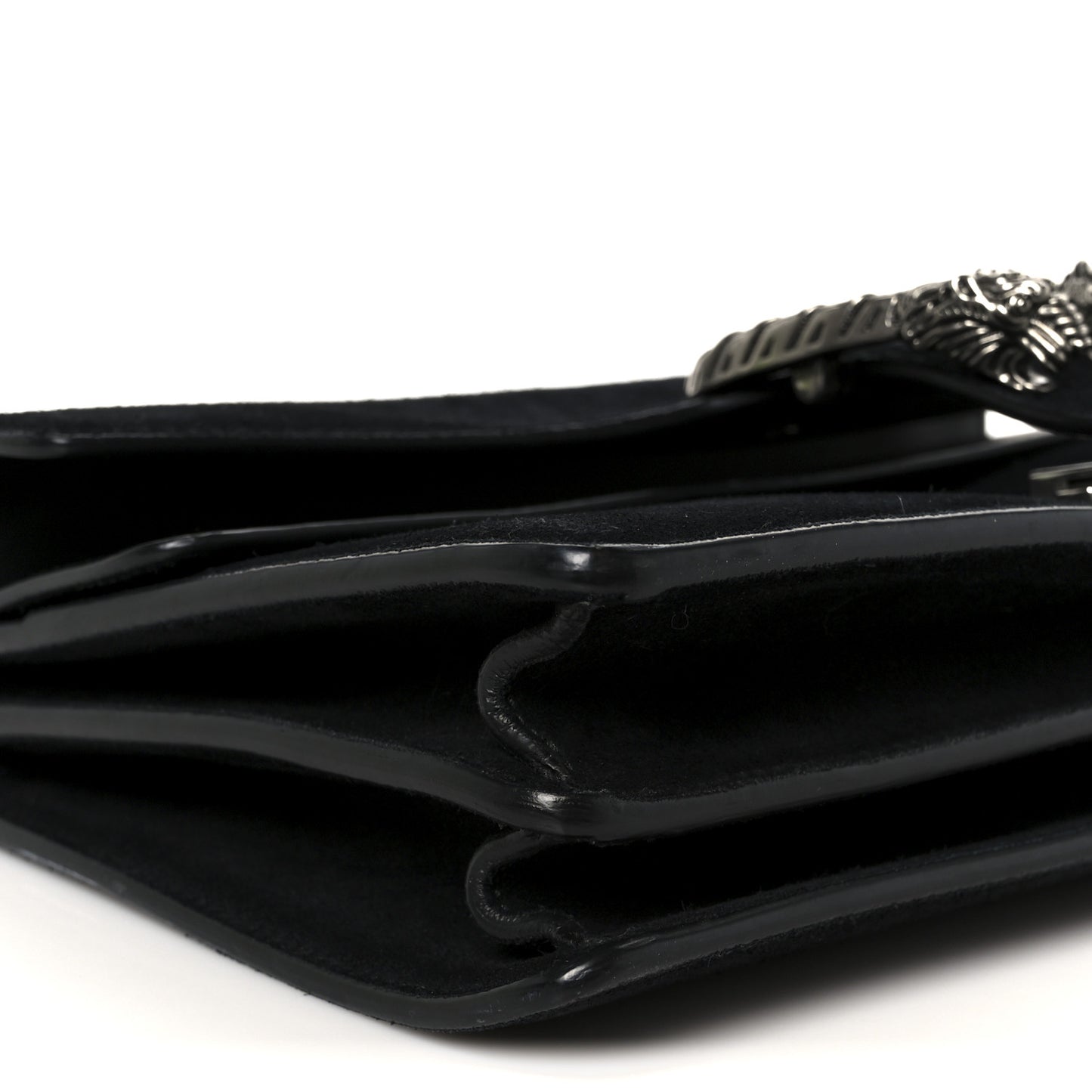 Suede Small Dionysus Shoulder Bag Black