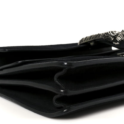 Gucci Suede Small Dionysus Shoulder Bag Black 9 of 10