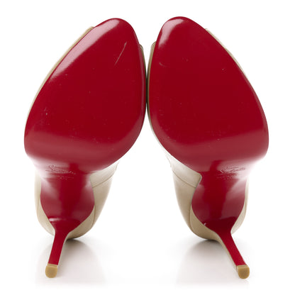 Christian Louboutin Kid Flo 120 Pumps 40 Corde 6 of 9