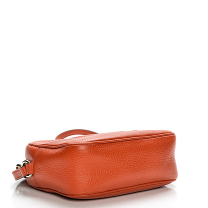 Gucci Pebbled Calfskin Small Soho Disco Bag Sun Orange 4 of 7