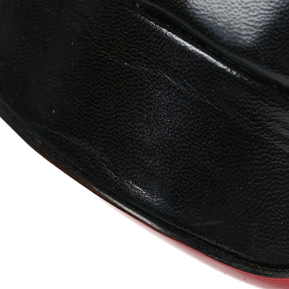 Christian Louboutin Mary Jane Slingbacks Pumps 37.5 Black 8 of 10