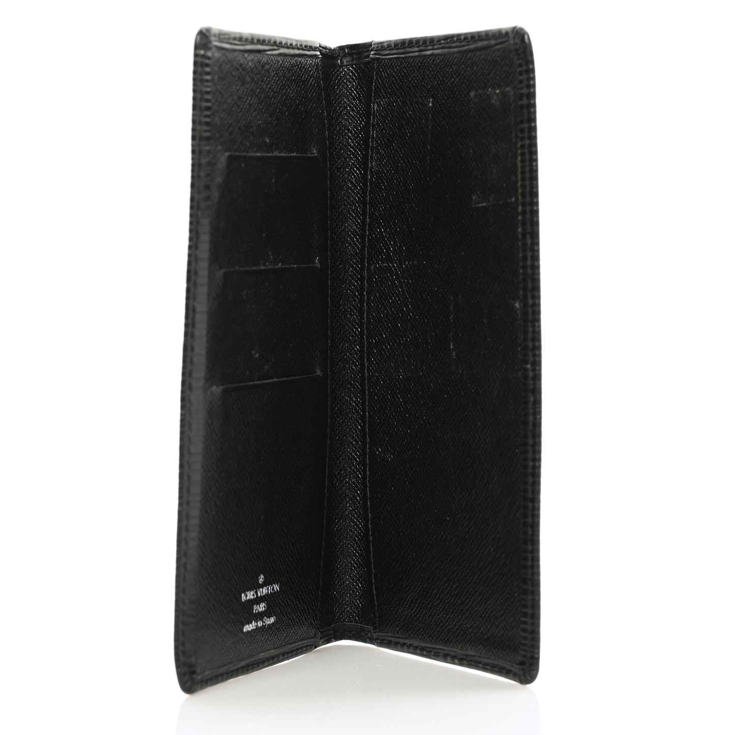 Epi Checkbook Organizer Wallet Black