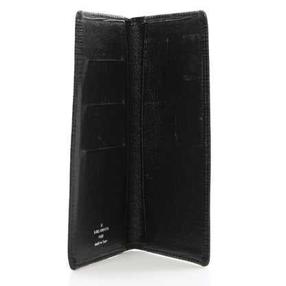 Louis Vuitton Epi Checkbook Organizer Wallet Black 5 of 7