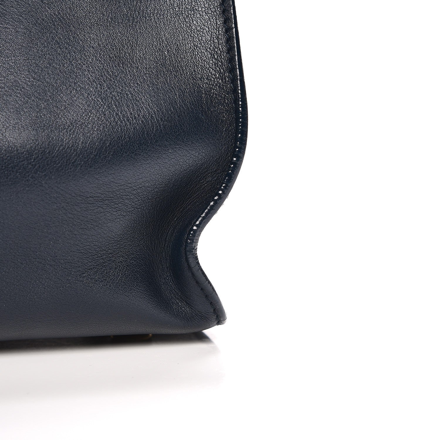 Saint Laurent Calfskin Small Classic Y Cabas Navy Blue 12 of 13