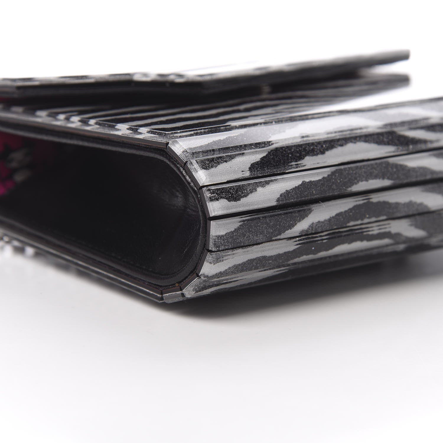Jimmy Choo Acrylic Zebra Candy Clutch 8 of 10