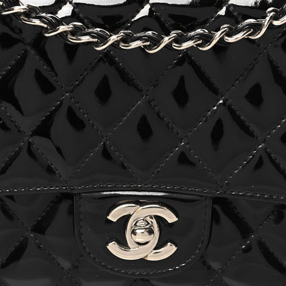 Chanel Patent Quilted Medium Double Flap Black 8 of 12