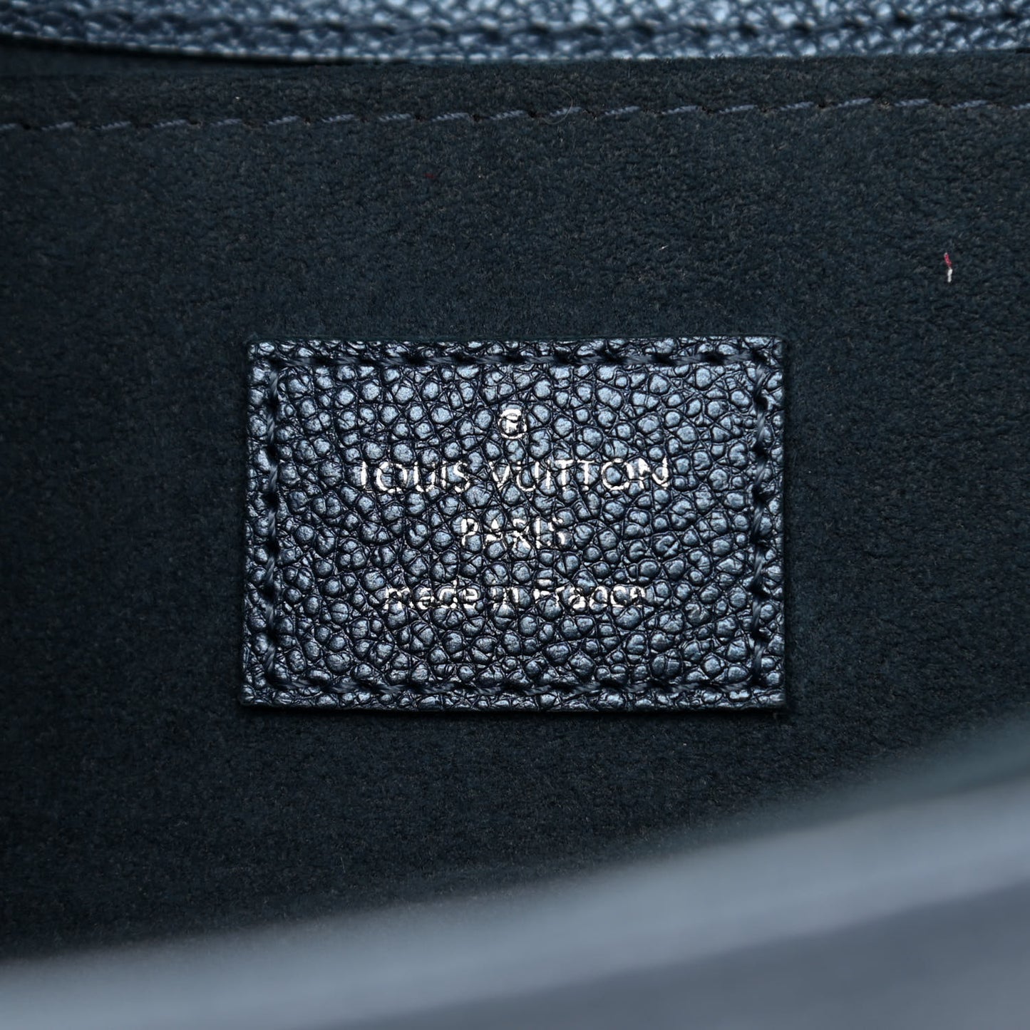 Metallic Empreinte Monogram Giant Pochette Metis Navy Nacre