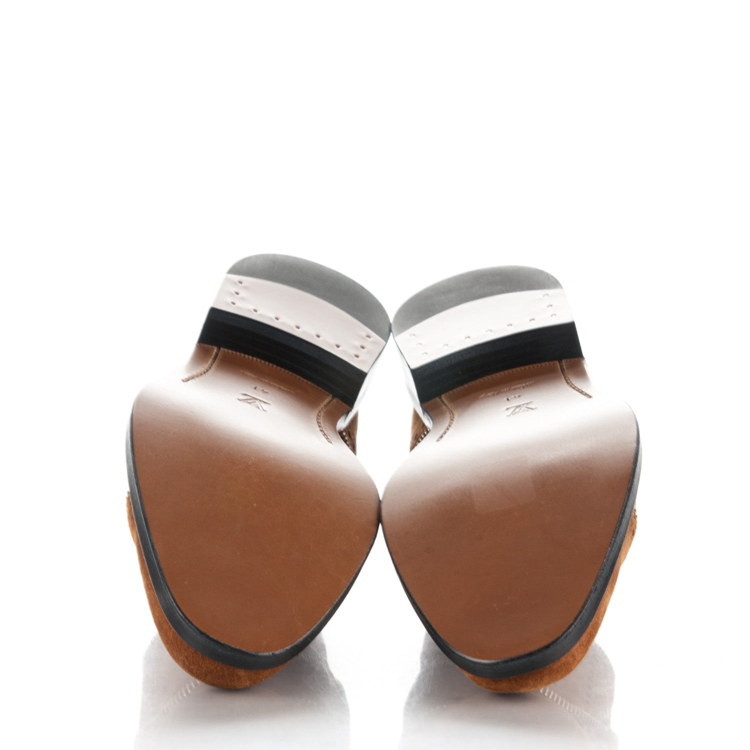 Louis Vuitton Suede Tomboy Richelieu Flats 41 Cognac 5 of 8