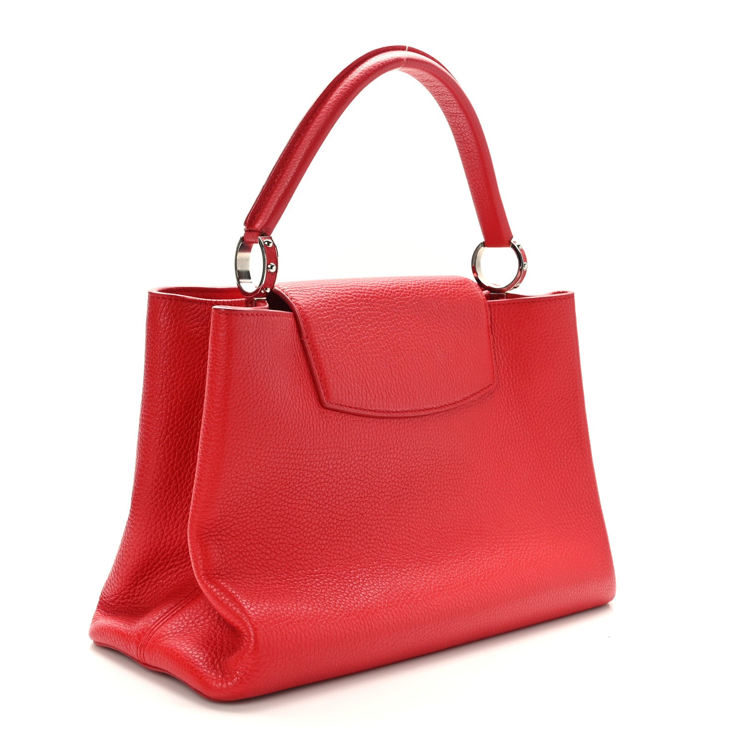 Louis Vuitton Taurillon Capucines PM Scarlet 3 of 8