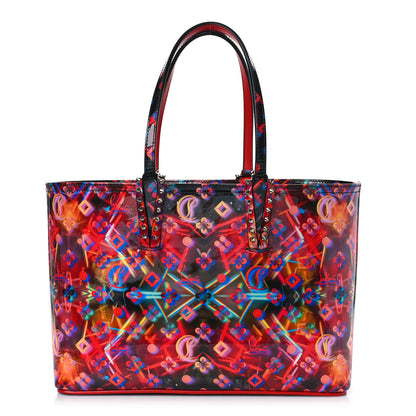 Christian Louboutin Patent Calfskin Small Discolaser Cabata Tote Multicolor 3 of 9