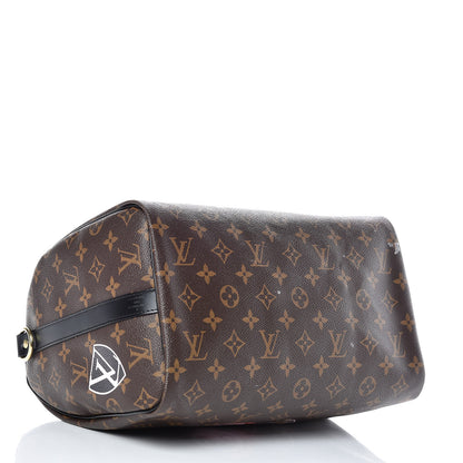 Louis Vuitton Monogram My World Tour Speedy Bandouliere 30 Black 4 of 12