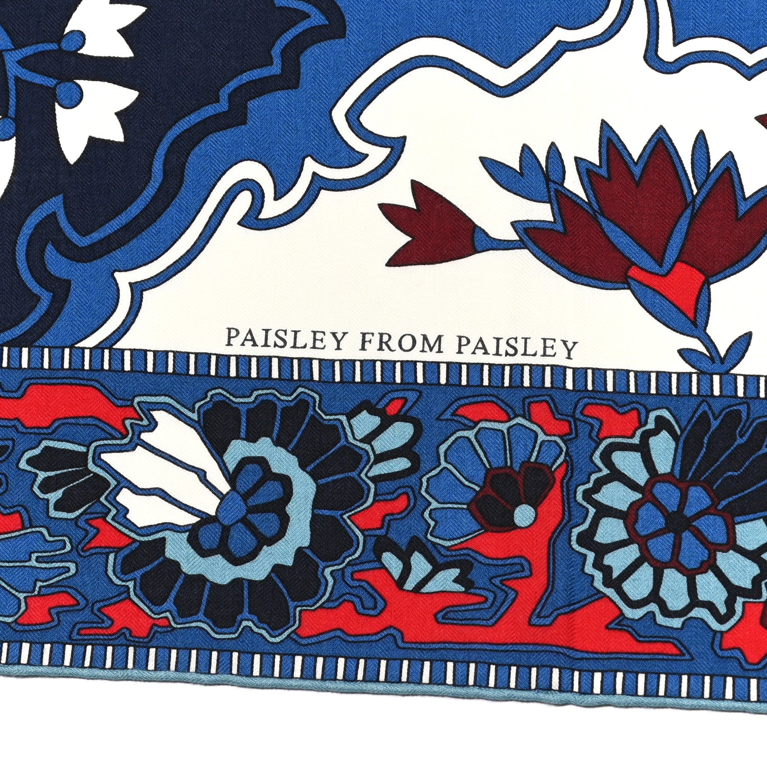 Hermes Cashmere Silk Paisley from Paisley Shawl 140 5 of 5