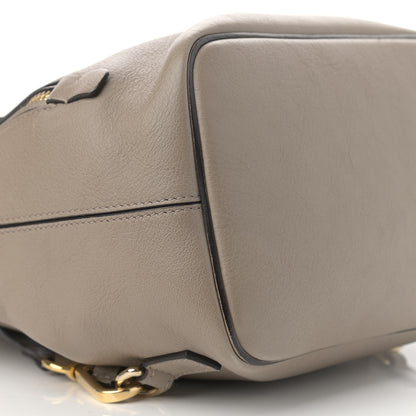 Chloe Suede Calfskin Small Faye Backpack Motty Grey 9 of 11