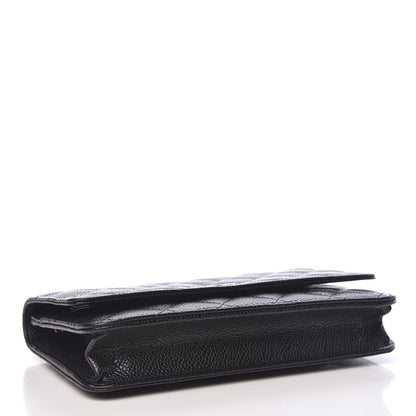 Chanel Caviar Quilted Wallet On Chain WOC Black 4 of 13