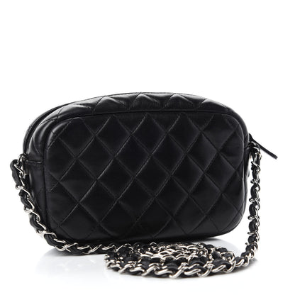 Chanel Lambskin Quilted Small Timeless Camera Case Black 3 of 12