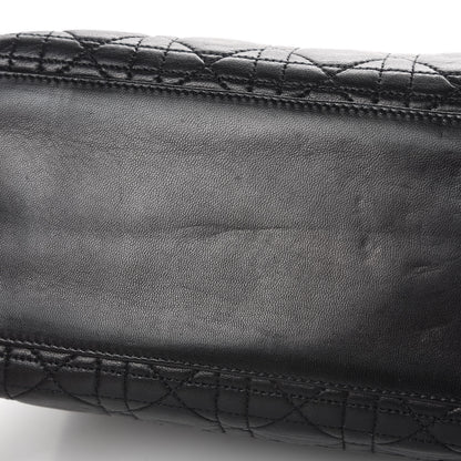 Christian Dior Lambskin Cannage Medium Lady Dior Black 12 of 15