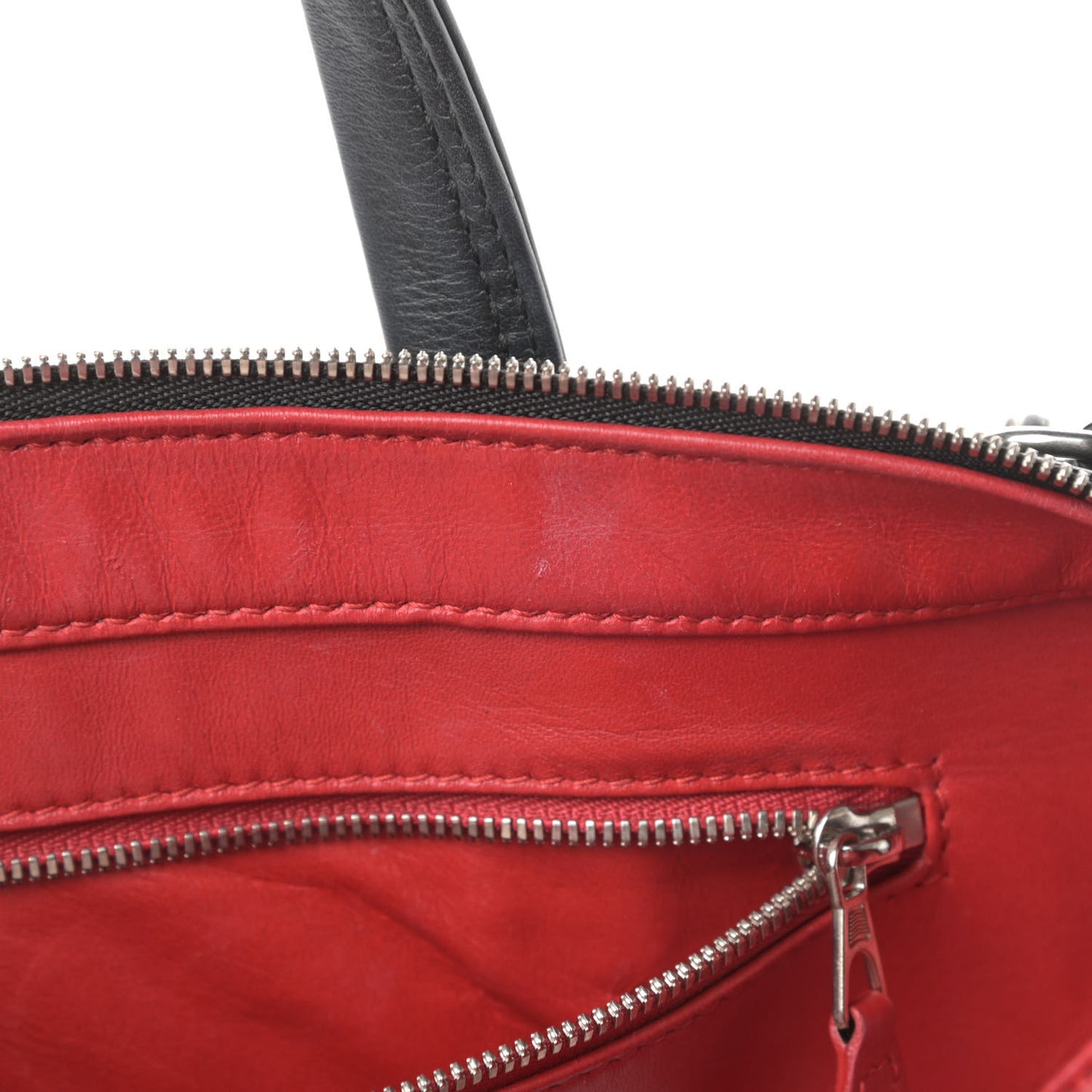Calfskin XS Triangle Chain Duffle Black