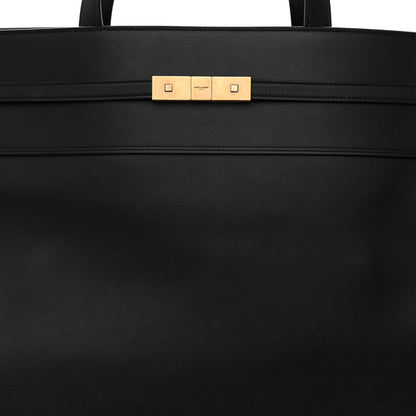 Saint Laurent Calfskin Large Manhattan Shopper Tote Black 7 of 9