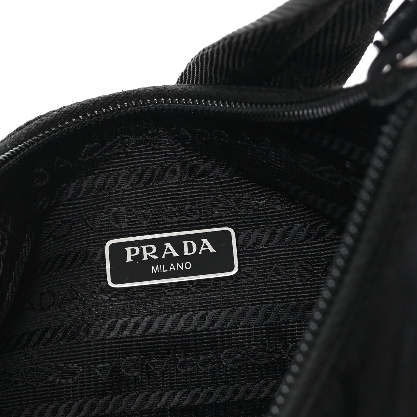 Tessuto Nylon Mini Re-Edition 2000 Bag Black