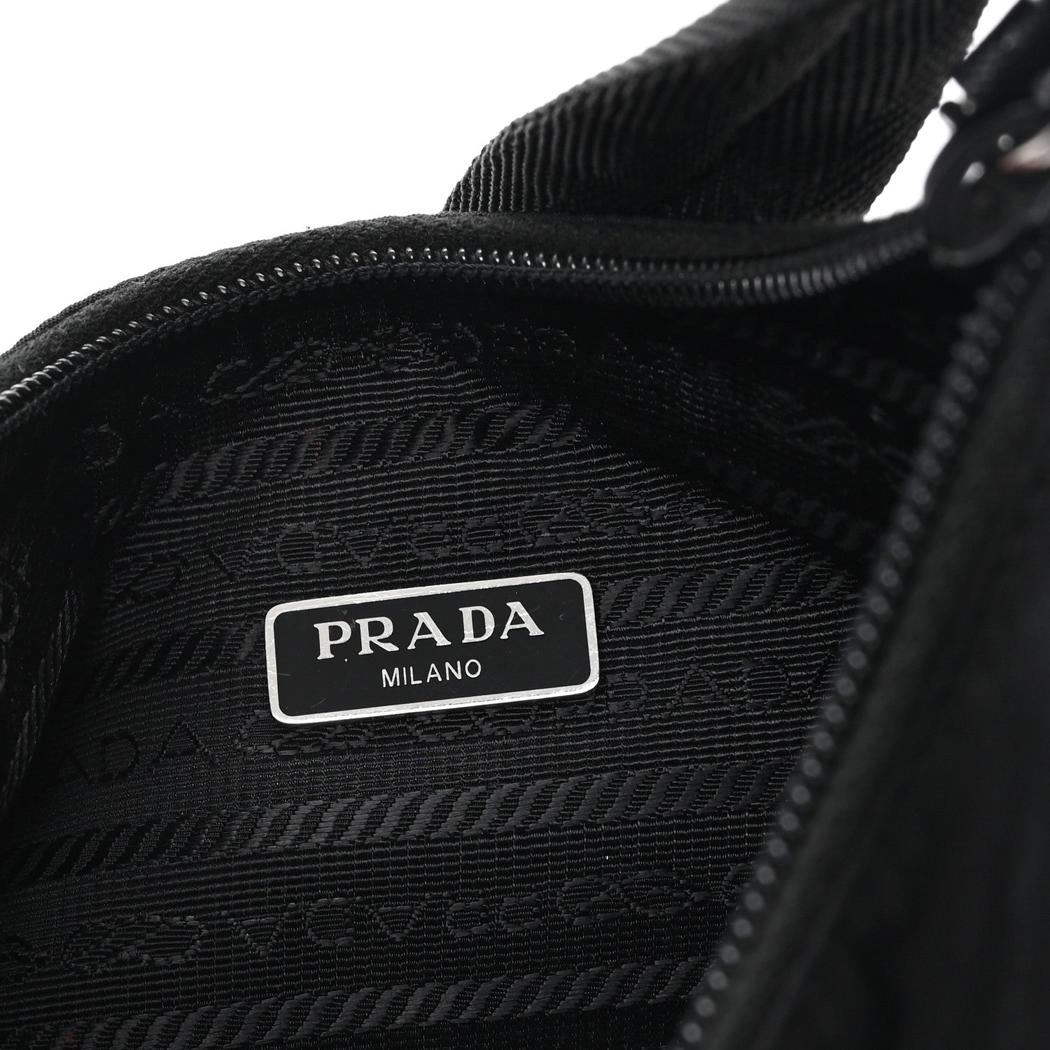Prada Tessuto Nylon Mini Re-Edition 2000 Bag Black 6 of 10