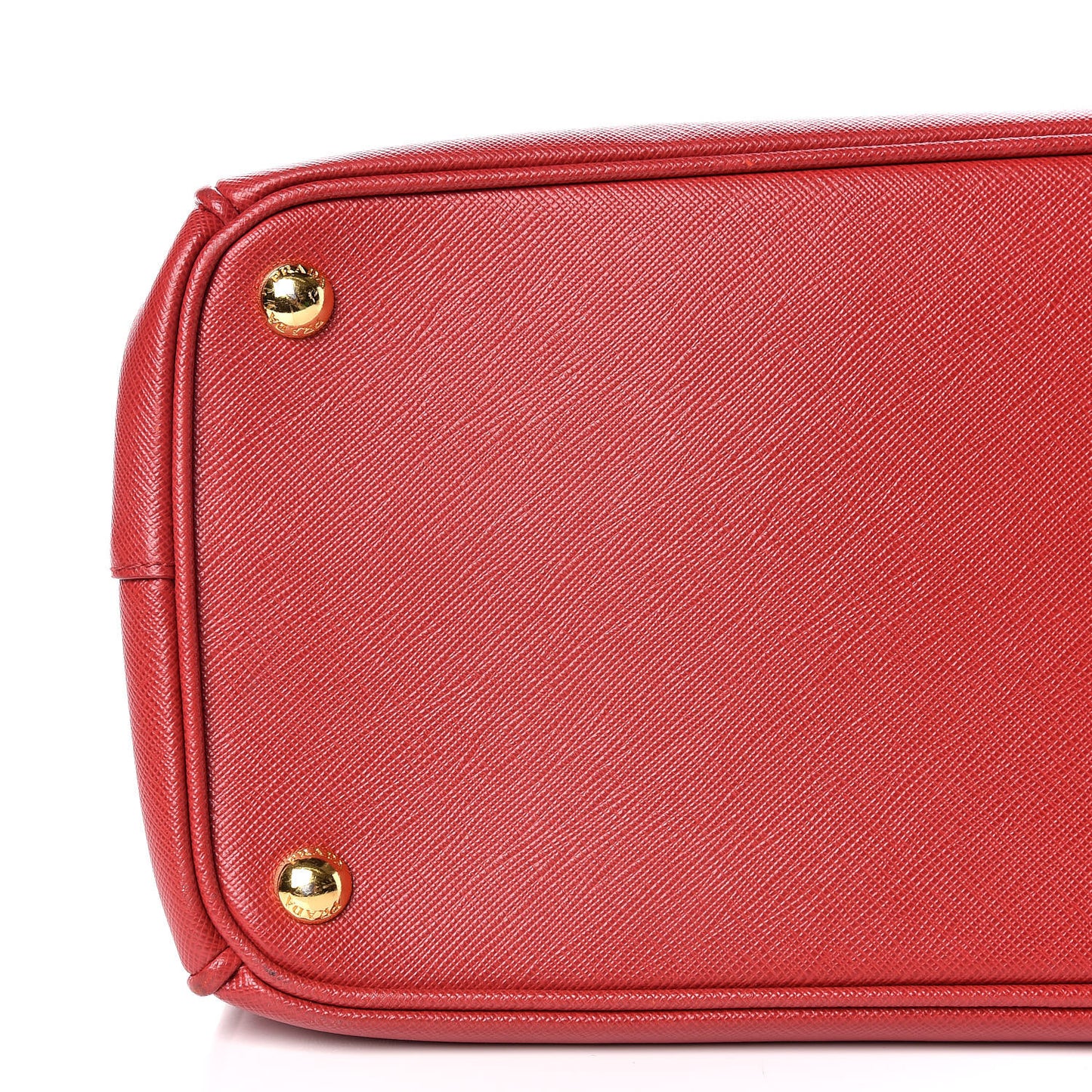 Saffiano Medium Galleria Double Zip Tote Fuoco