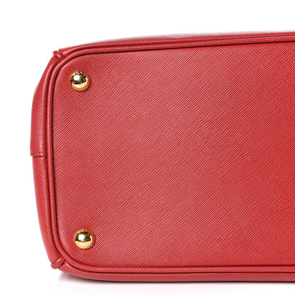 Prada Saffiano Medium Galleria Double Zip Tote Fuoco 13 of 16