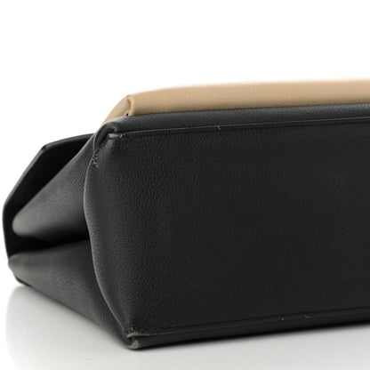 Louis Vuitton Soft Calfskin My Lockme Top Handle Vanille Black 10 of 13
