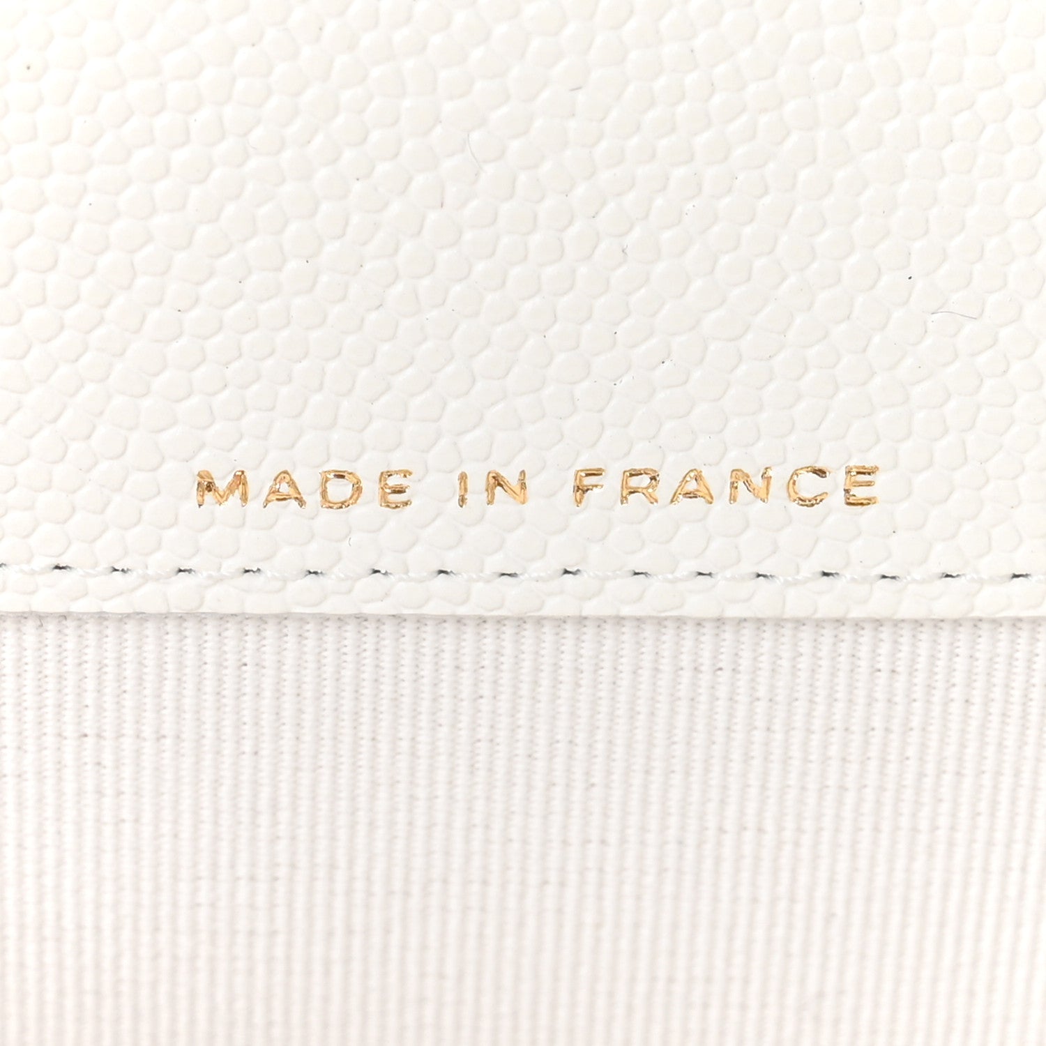 Chanel Caviar Quilted Flap Card Holder Wallet White 7 of 8