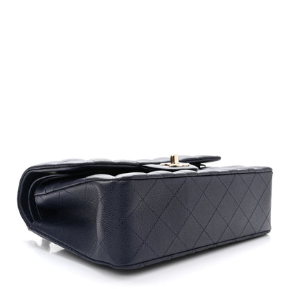 Chanel Caviar Quilted Small Double Flap Navy 4 of 11