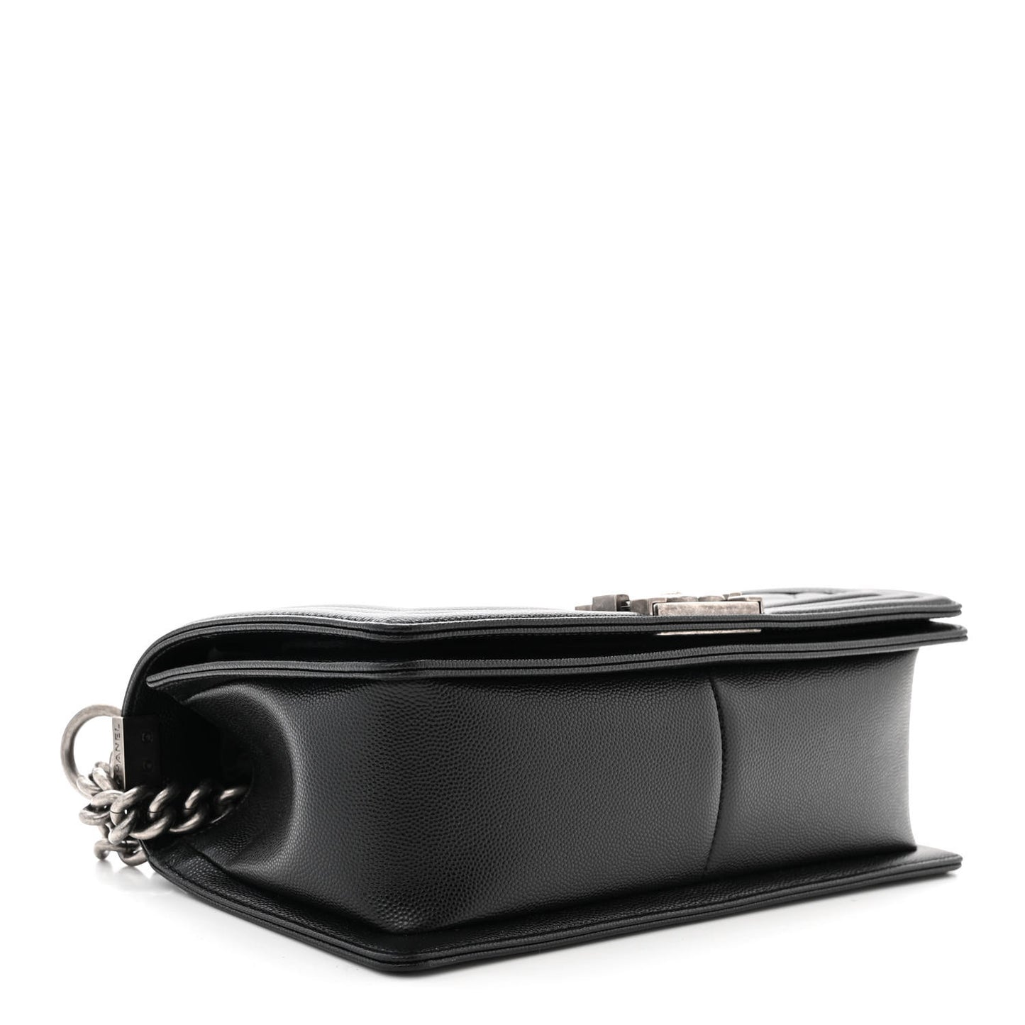 Caviar Quilted Medium Boy Flap Black