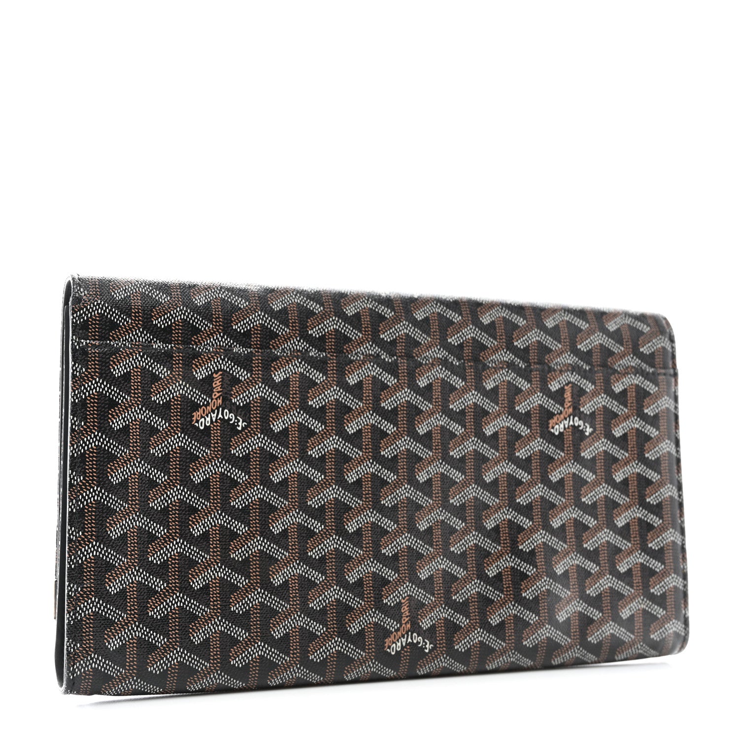 Goyard Goyardine Monte Carlo Bois Clutch Black 3 of 8
