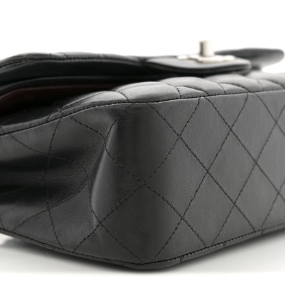 Chanel Lambskin Quilted Small Double Flap Black 9 of 10