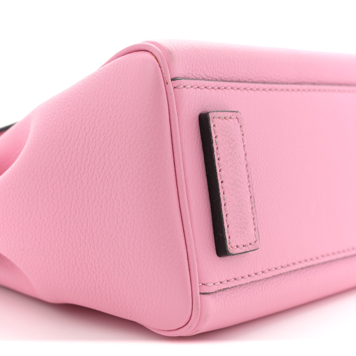 Grained Calfskin Small La Medusa Top Handle Bag Pink