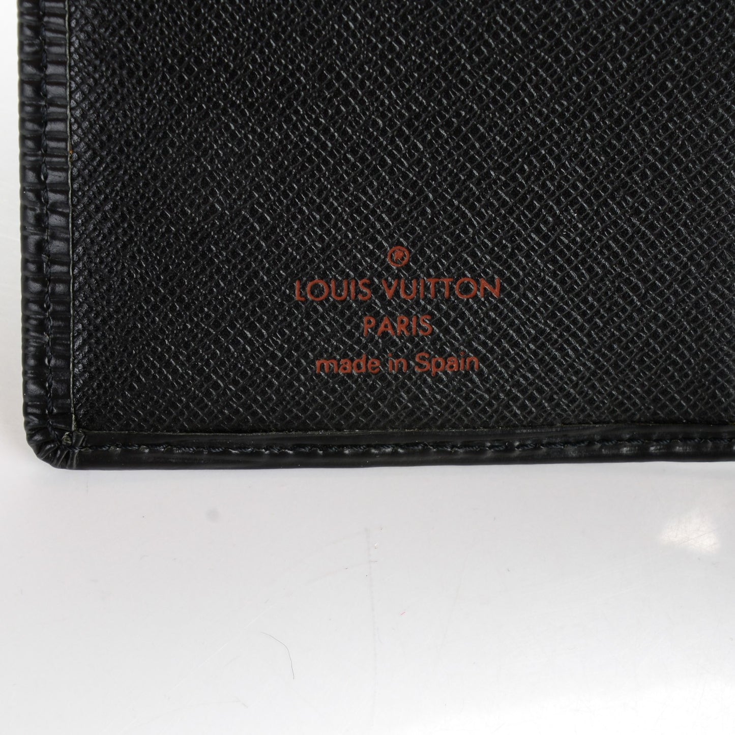 Epi Checkbook Cover Black