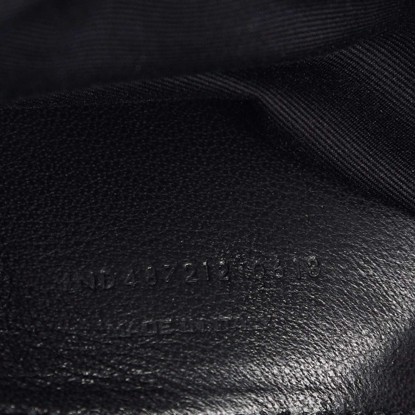 Sheepskin Matelasse Chevron Monogram Large College Satchel Black