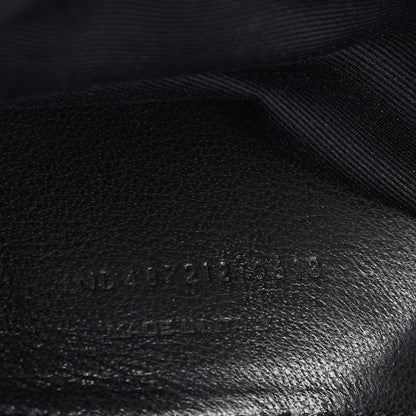 Saint Laurent Sheepskin Matelasse Chevron Monogram Large College Satchel Black 7 of 12