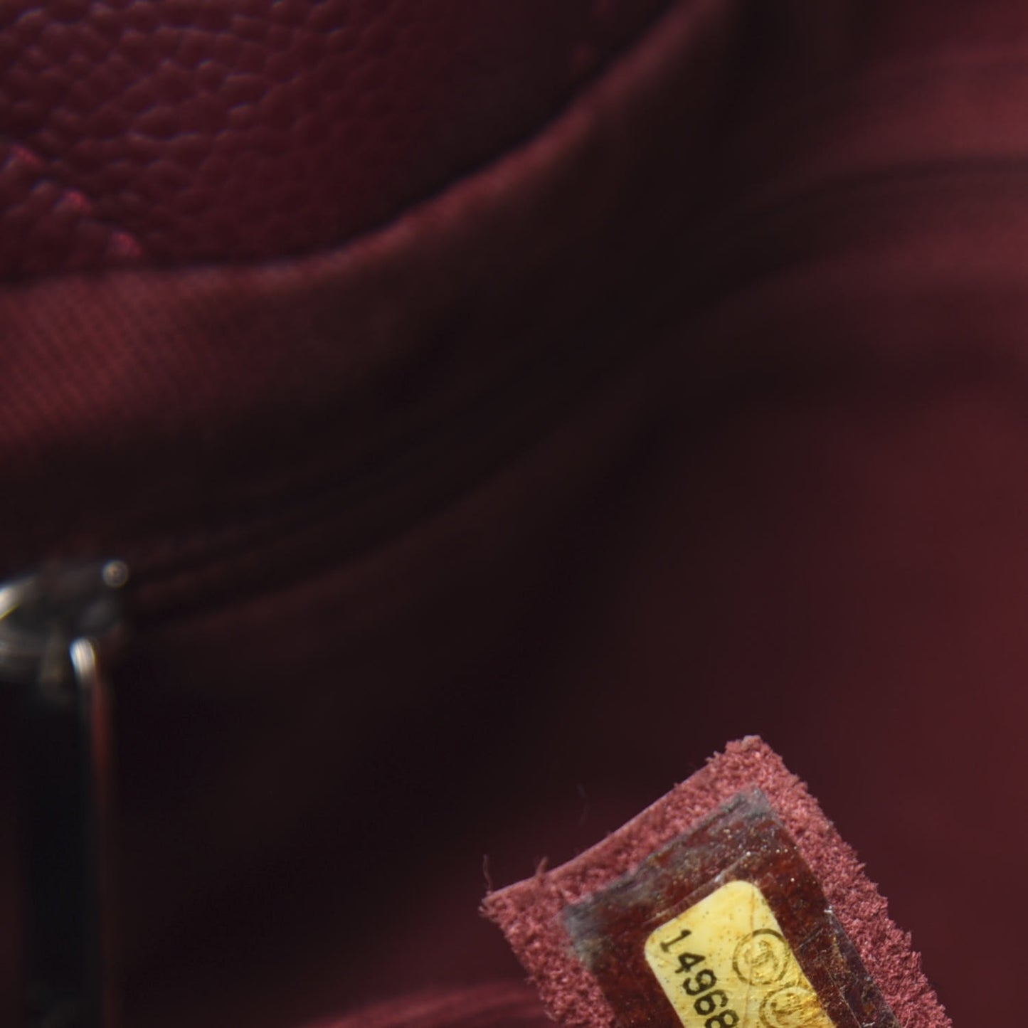 Caviar Quilted Timeless CC Soft Tote Dark Red