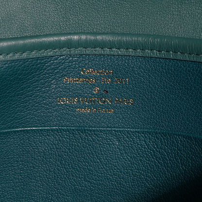 Louis Vuitton Cuir Art Déco Baguette Prune Green 6 of 7