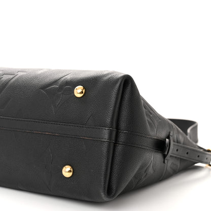 Louis Vuitton Empreinte Monogram Giant CarryAll MM Black 10 of 12