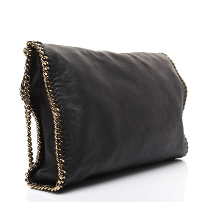 Stella McCartney Shaggy Deer Falabella Fold Over Tote Black 3 of 19