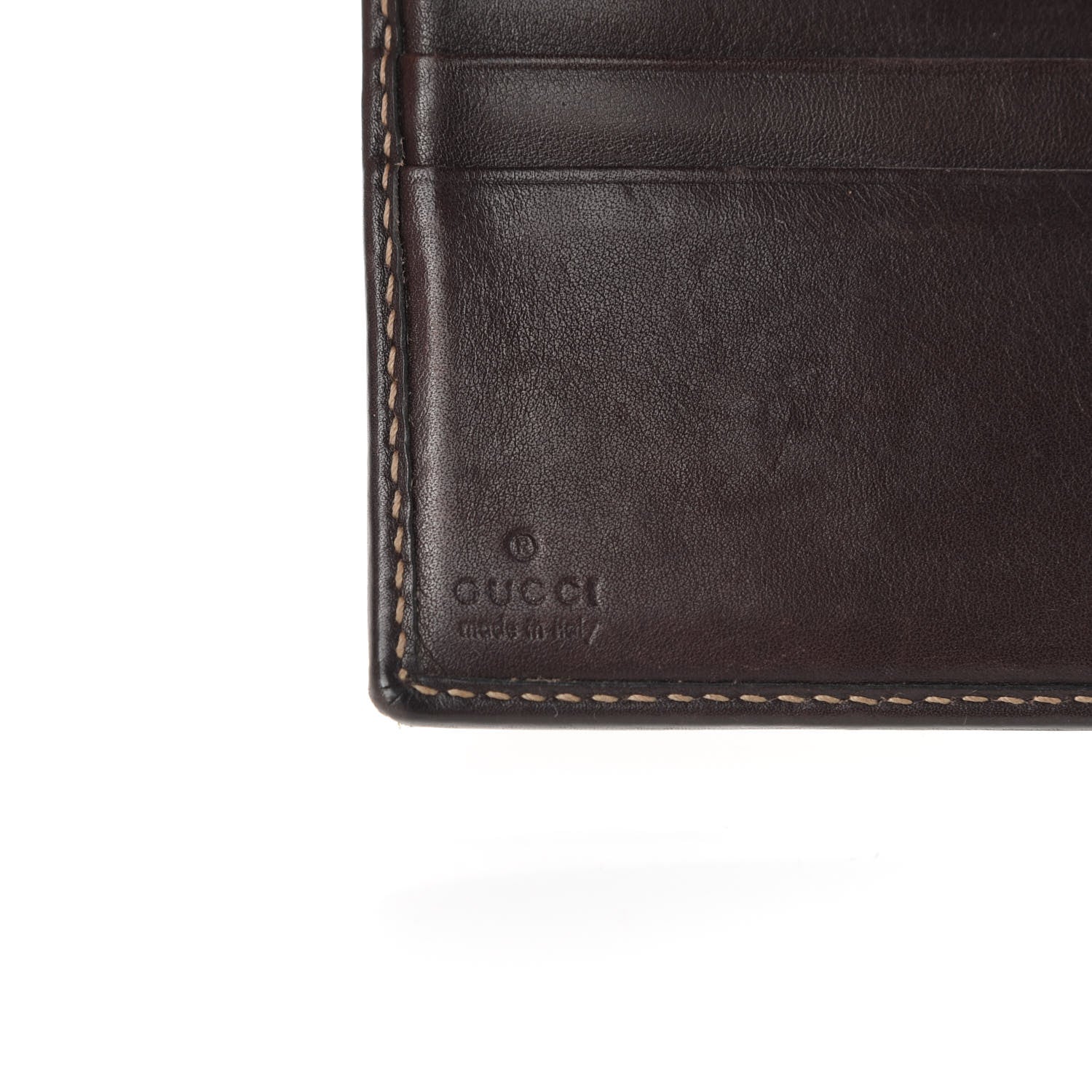 Gucci Monogram New Britt French Wallet Dark Brown 7 of 7