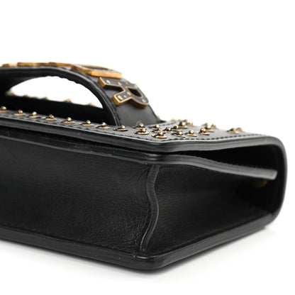 Christian Dior Calfskin Studded Mini J'Adior Chain Flap Bag Black 9 of 11