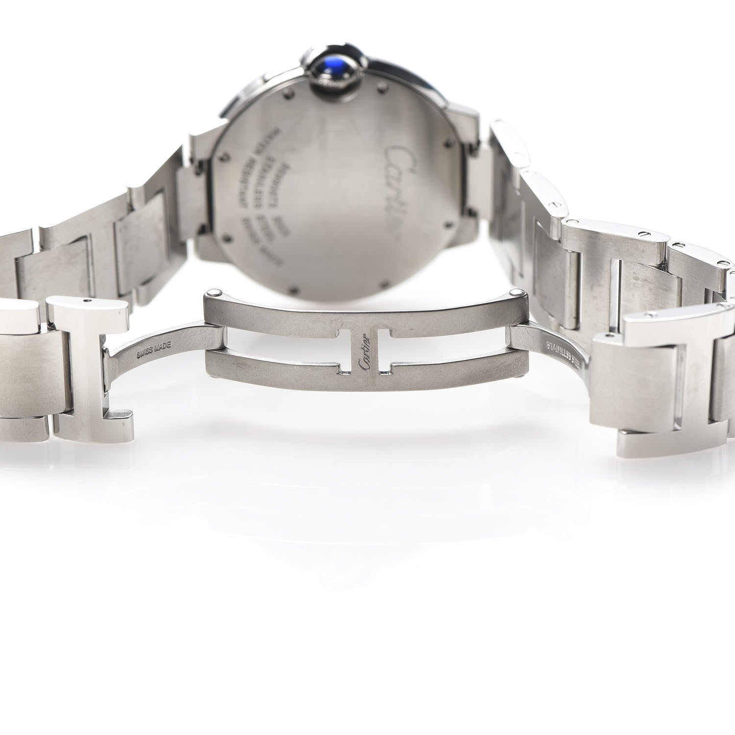 Cartier Stainless Steel 36mm Ballon Bleu De Quartz Watch 6 of 7