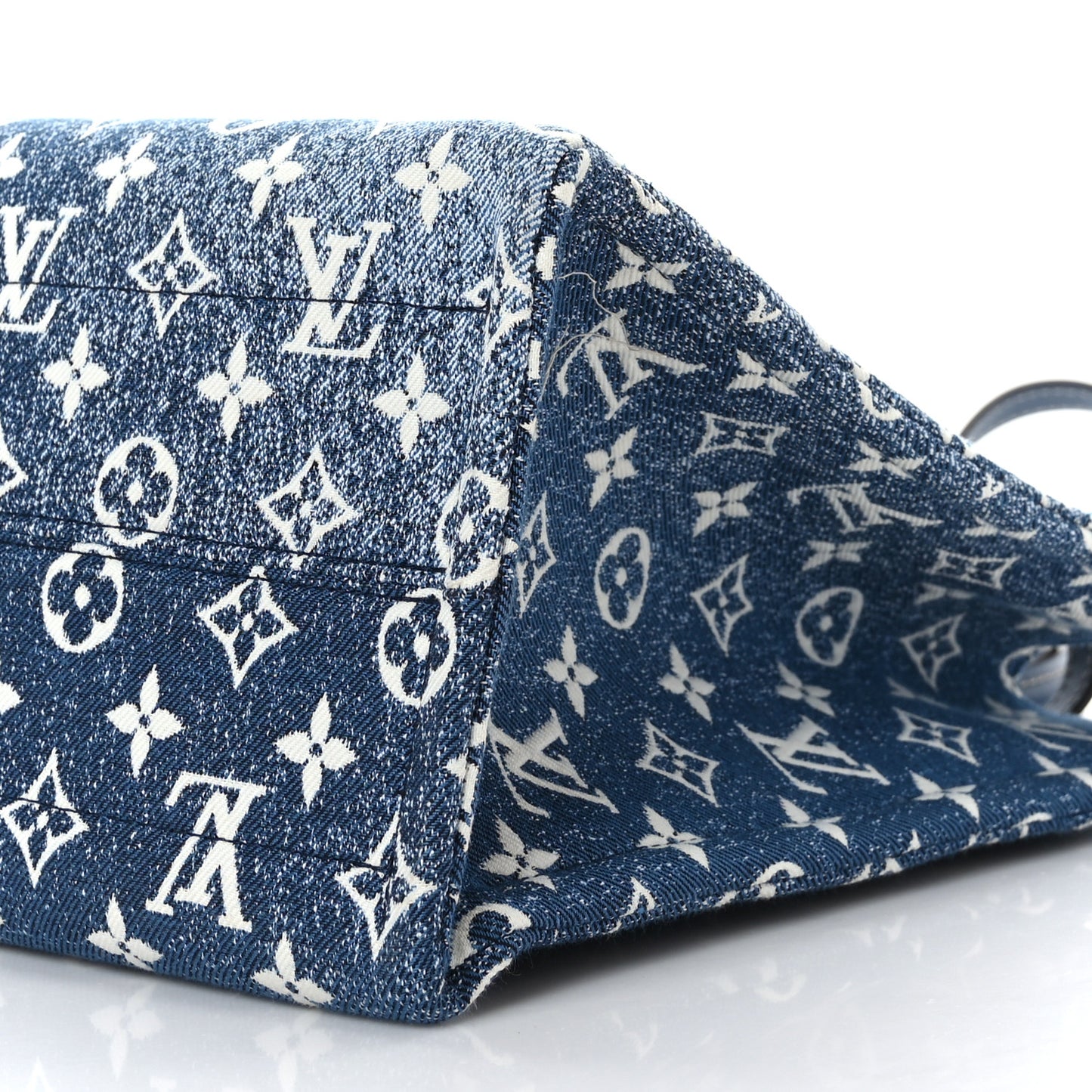 Monogram Jacquard Denim Onthego MM Bleu