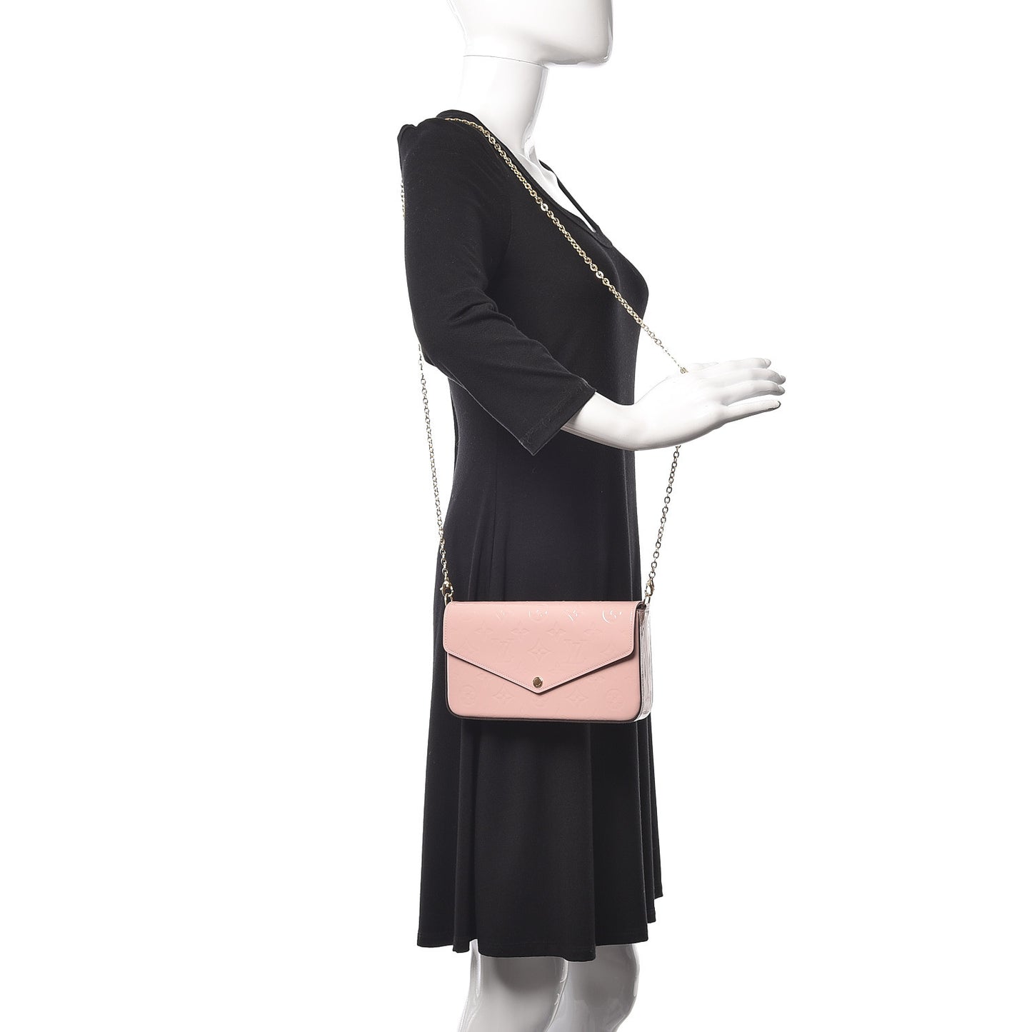 Vernis Felicie Chain Wallet Rose Ballerine
