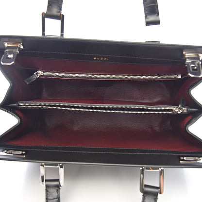 Gucci Smooth Calfskin Medium Zumi Top Handle Bag Black 5 of 12