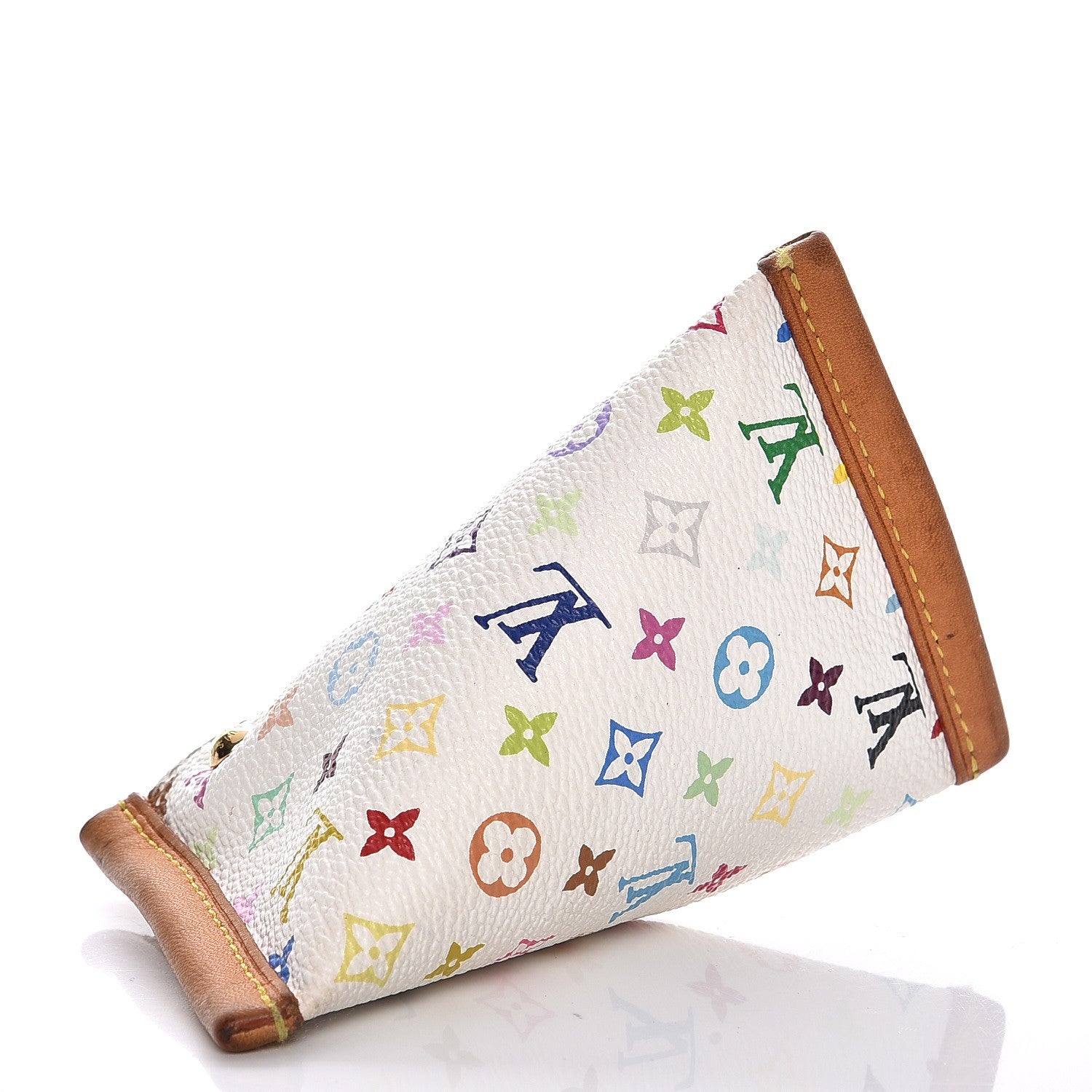 Louis Vuitton Monogram Multicolor Berlingot Coin Purse White 4 of 7
