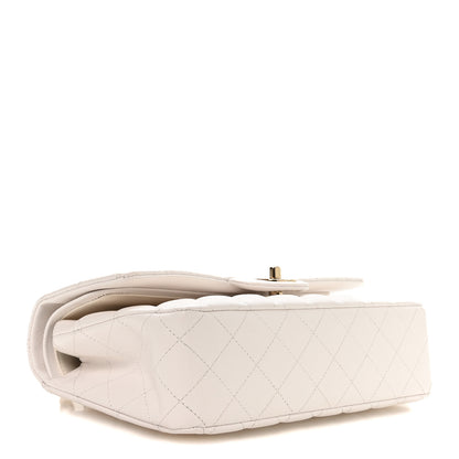 Chanel Caviar Quilted Medium Double Flap White 4 of 11