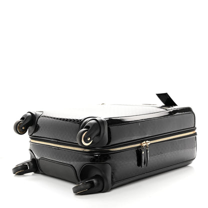 Gucci Patent Microguccissima Carry On Suitcase Black 7 of 19